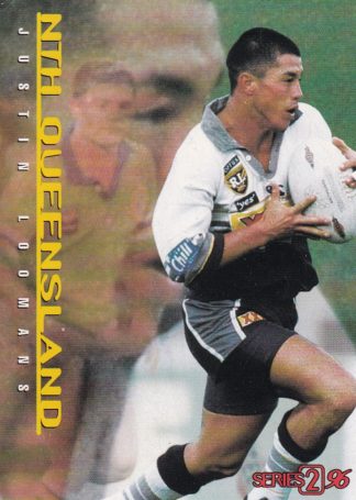 1996 Dynamic Series 2 Common Card - Base 087 Justin Loomans North Qld Cowboys