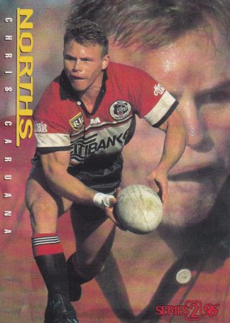 1996 Dynamic Series 2 Common Card - Base 092 Chris Caruana North Sydney Bears