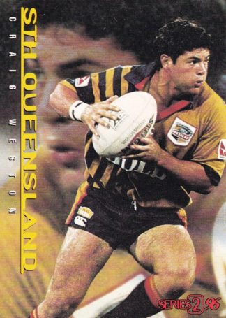 1996 Dynamic Series 2 Common Card - Base 133 Craig Weston South Qld Crushers