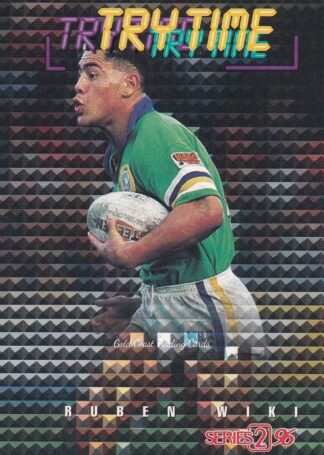 1996 Dynamic Series 2 Common Card - Base 182 Ruben Wiki Canberra Raiders