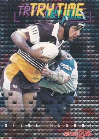 1996 Dynamic Series 2 Common Card - Base 183 Steve Renouf Brisbane Broncos