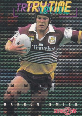 1996 Dynamic Series 2 Common Card - Base 184 Darren Smith Brisbane Broncos