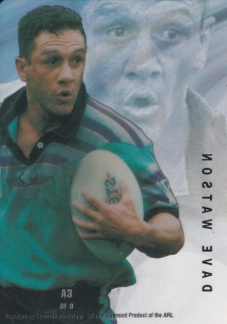 1996 Dynamic Series 3 Acetate Cel Card - A3 Dave Watson Gold Coast Chargers