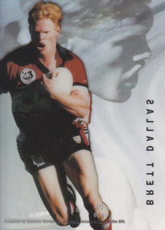 1996 Dynamic Series 3 Acetate Cel Card - A4 Brett Dallas North Sydney Bears