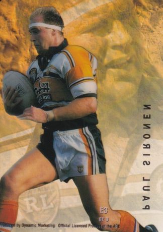 1996 Dynamic Series 3 Acetate Cel Card - E3 Paul Sironen Sydney Tigers