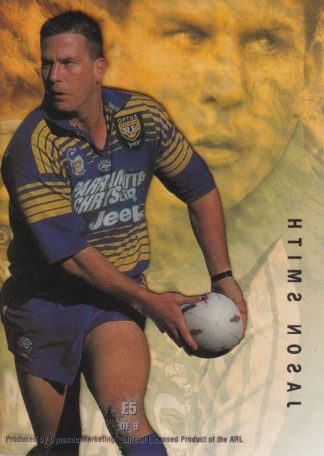 1996 Dynamic Series 3 Acetate Cel Card - E5 Jason Smith Parramatta Eels