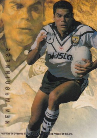1996 Dynamic Series 3 Acetate Cel Card - E9 Ken McGuinness Western Suburbs Magpies