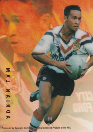 1996 Dynamic Series 3 Acetate Cel Card - F4 Adrian Lam Sydney City Roosters
