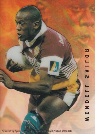 1996 Dynamic Series 3 Acetate Cel Card - F9 Wendell Sailor Brisbane Broncos