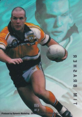 1996 Dynamic Series 3 Acetate Cel Card - W5 Tim Brasher Sydney Tigers