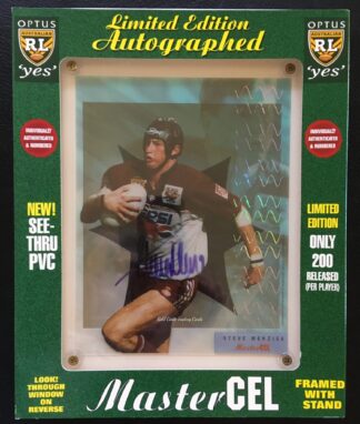 1996 Dynamic Series 3 Master Cel Signature - W1 Steve Menzies Manly Sea Eagles - #180 / 200
