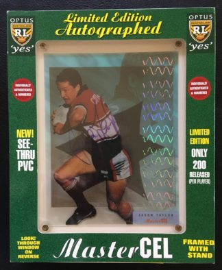 1996 Dynamic Series 3 Master Cel Signature - W2 Jason Taylor North Sydney Bears - #180 / 200