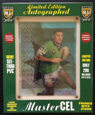 1996 Dynamic Series 3 Master Cel Signature - W6 Brett Mullins Canberra Raiders - #180 / 200