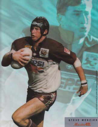 1996 Dynamic Series 3 Master Cel Unsigned Card - W1 Steve Menzies Manly Sea Eagles