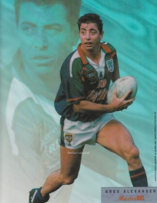 1996 Dynamic Series 3 Master Cel Unsigned Card - W8 Greg Alexander Auckland Warriors