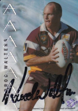 1996 Dynamic Series 3 Acetate Cel Signature - A8 Kerrod Walters Brisbane Broncos - #062 / 200
