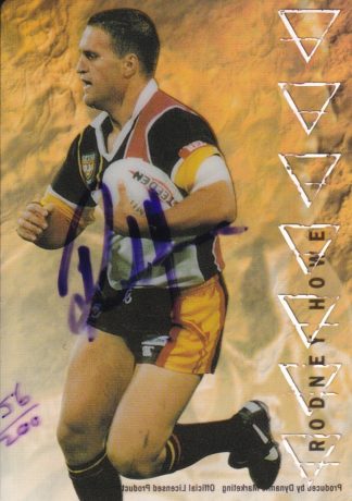 1996 Dynamic Series 3 Acetate Cel Signature - E7 Rodney Howe Western Reds - #056 / 200