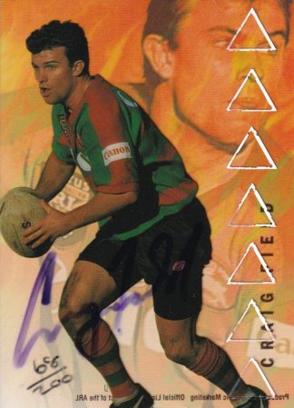 1996 Dynamic Series 3 Acetate Cel Signature - F2 Craig Field South Sydney Rabbitohs - #068 / 200