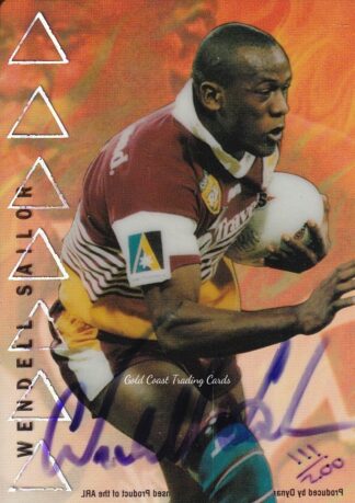 1996 Dynamic Series 3 Acetate Cel Signature - F9 Wendell Sailor Brisbane Broncos - #111 / 200