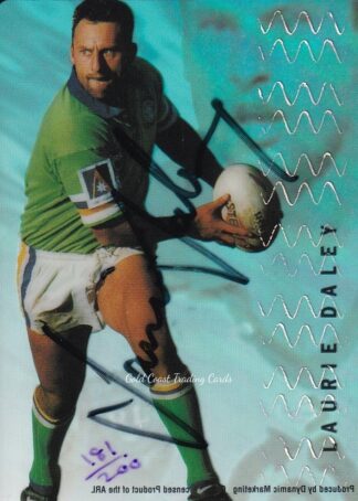 1996 Dynamic Series 3 Acetate Cel Signature - W7 Laurie Daley Canberra Raiders - #181 / 200