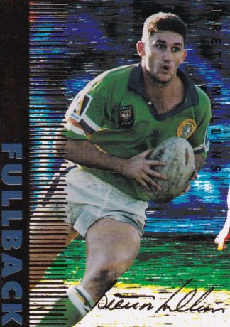 1996 Dynamic Series 3 Common Card - Base 02 Brett Mullins Canberra Raiders