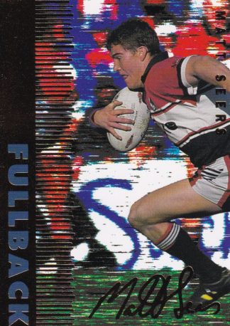 1996 Dynamic Series 3 Common Card - Base 05 Matt Seers North Sydney Bears