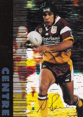 1996 Dynamic Series 3 Common Card - Base 10 Steve Renouf Brisbane Broncos
