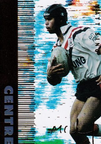 1996 Dynamic Series 3 Common Card - Base 17 Matt Sing Sydney City Roosters