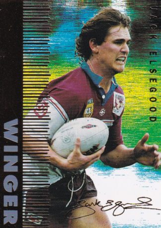 1996 Dynamic Series 3 Common Card - Base 24 Jack Elsegood Manly Sea Eagles