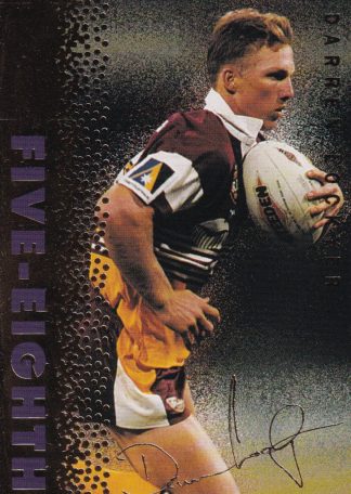 1996 Dynamic Series 3 Common Card - Base 29 Darren Lockyer Brisbane Broncos