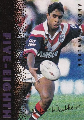 1996 Dynamic Series 3 Common Card - Base 32 Andrew Walker Sydney City Roosters
