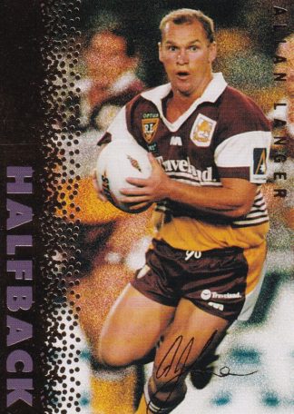 1996 Dynamic Series 3 Common Card - Base 37 Allan Langer Brisbane Broncos