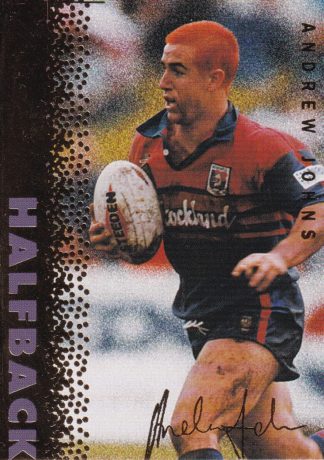1996 Dynamic Series 3 Common Card - Base 38 Andrew Johns Newcastle Knights