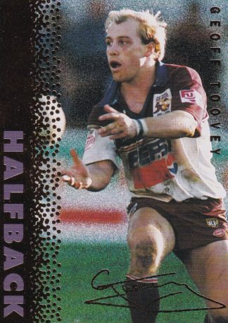 1996 Dynamic Series 3 Common Card - Base 39 Geoff Toovey Manly Sea Eagles