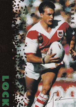 1996 Dynamic Series 3 Common Card - Base 49 Wayne Bartrim St George Dragons