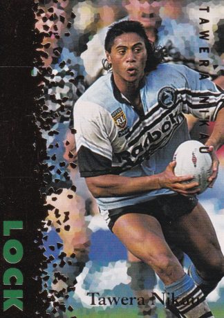 1996 Dynamic Series 3 Common Card - Base 51 Tawera Nikau Cronulla Sharks
