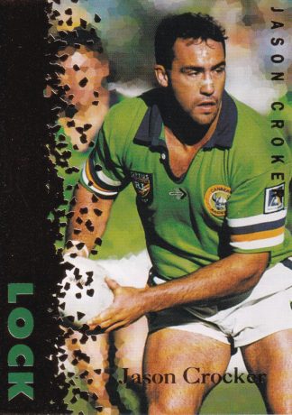 1996 Dynamic Series 3 Common Card - Base 53 Jason Crocker Canberra Raiders