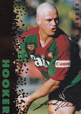 1996 Dynamic Series 3 Common Card - Base 58 Geordi Peats South Sydney Rabbitohs
