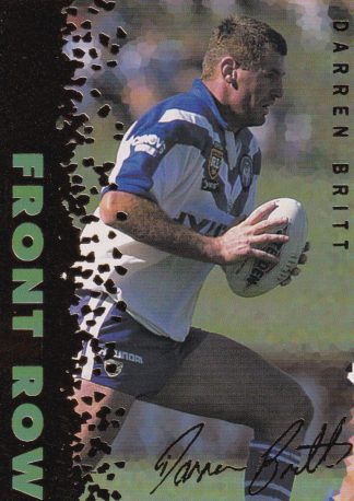 1996 Dynamic Series 3 Common Card - Base 70 Darren Britt Canterbury Bulldogs