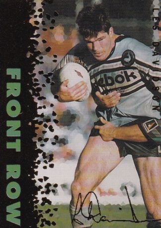 1996 Dynamic Series 3 Common Card - Base 71 Les Davidson Cronulla Sharks