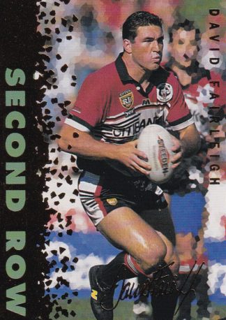 1996 Dynamic Series 3 Common Card - Base 74 David Fairleigh North Sydney Bears