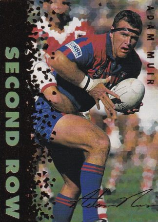 1996 Dynamic Series 3 Common Card - Base 75 Adam Muir Newcastle Knights