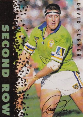 1996 Dynamic Series 3 Common Card - Base 79 David Furner Canberra Raiders