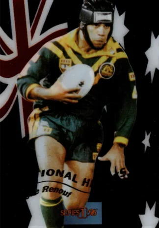 1996 Dynamic Series 1 National Heroes Signature - NHS5 Steve Renouf