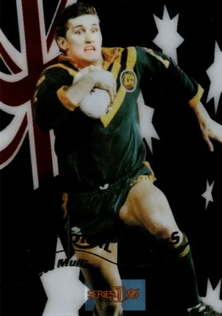 1996 Dynamic Series 1 National Heroes Signature - NHS6 Brett Mullins