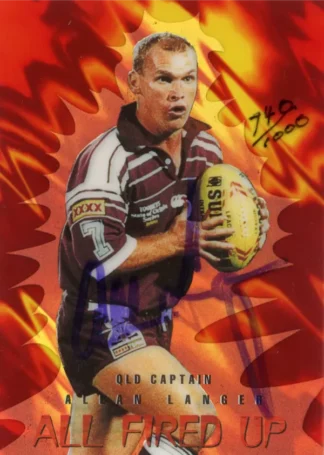 1996 Dynamic Series 2 All Fired Up Signature - A2 Allan Langer QLD Origin