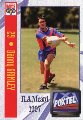 1997 Adelaide Rams Foxtel Set - Base 29 Danny Grimley