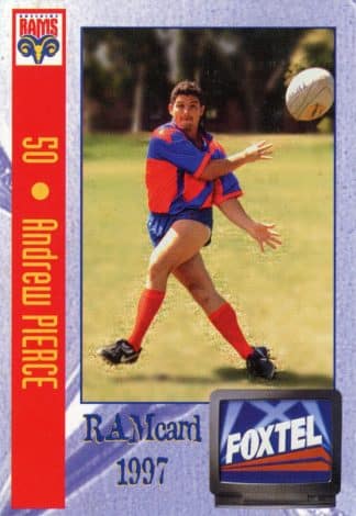 1997 Adelaide Rams Foxtel Set - Base 50 Andrew Pierce