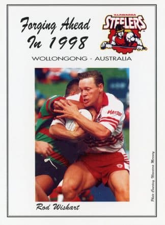 1998 Illawarra Steelers Forging Ahead - Card 5 Rod Wishart