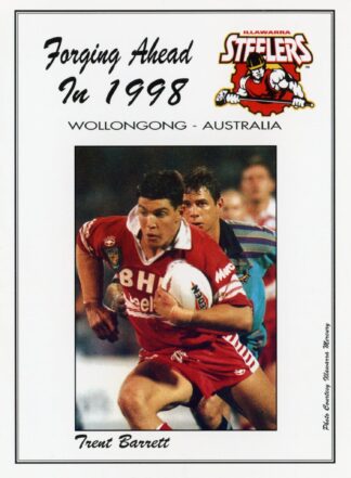 1998 Illawarra Steelers Forging Ahead - Card 3 Trent Barrett
